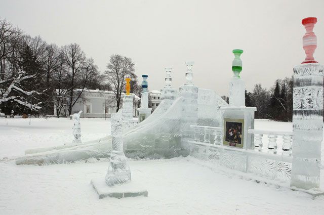 Ледовый городок в Сестрорецке